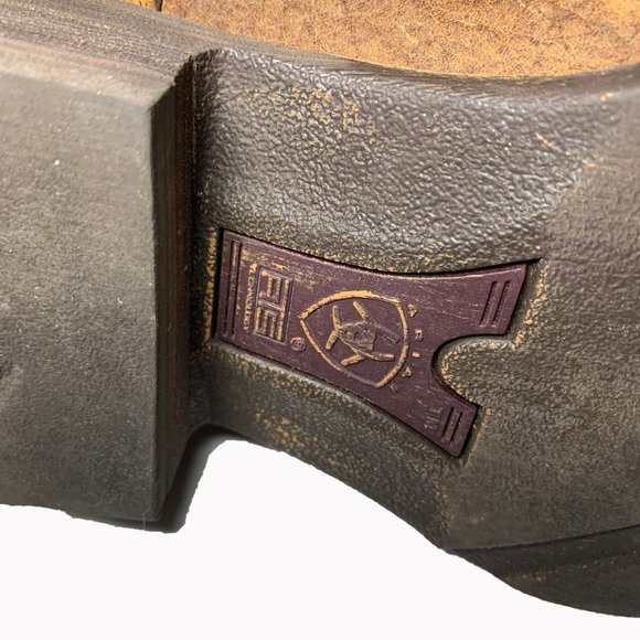 Ariat Men's Brown Work Boots Size 11D - Picture 12 of 12